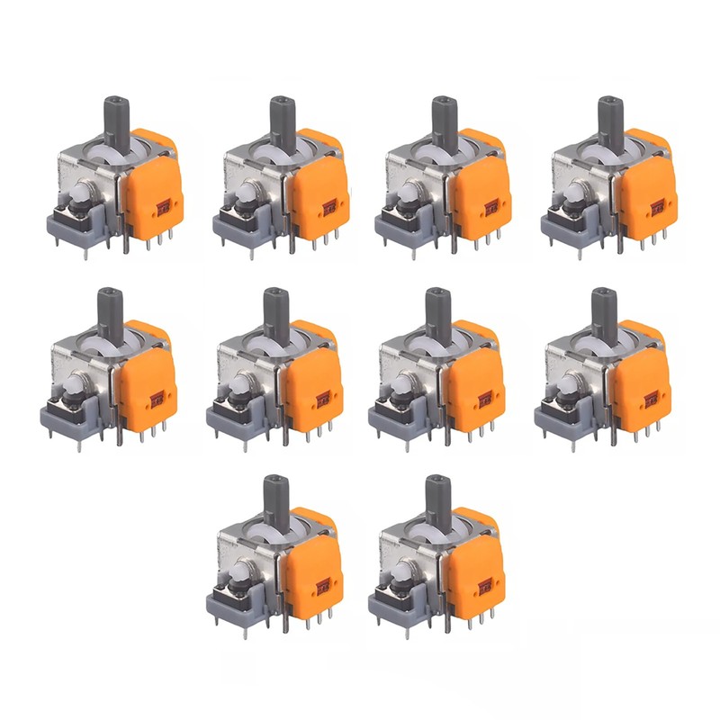 10PCS Hall Electromagnetic Joystick 3D Stick Module for PS5 Dualsense Controller gallery