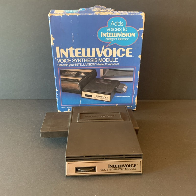 Intellivision Intellivoice Mattel Electronics Voice Synthesis Module with Box