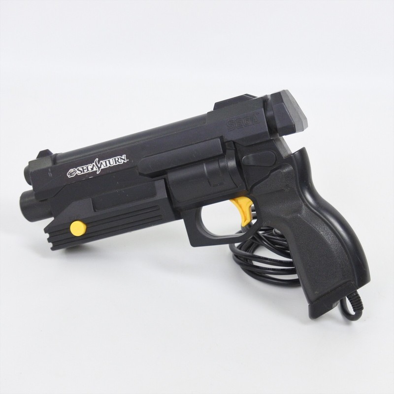 Sega Saturn GUN CONTROLLER Virtua Cop HSS-0152 -Work for CRT TV Only- ss