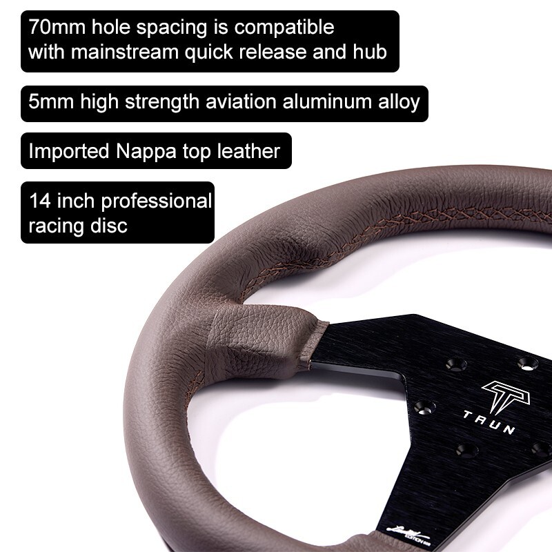 SIM Racing Wheel 14inch Game Wheel For Simulator Steering Wheel Racing Game Part gallery