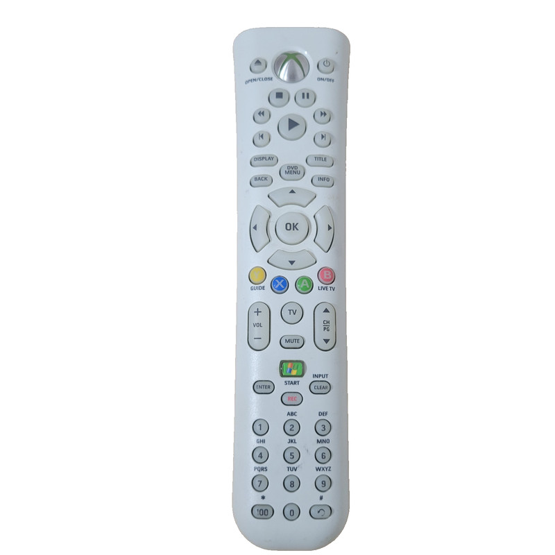 Microsoft OEM Xbox 360 Universal Media Remote Control Tested Fresh Batteries