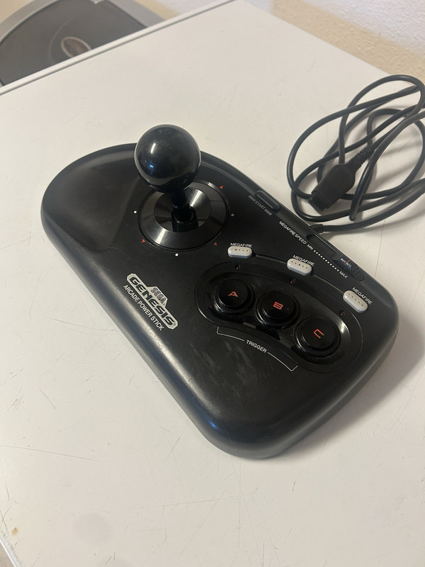 SEGA Arcade Power Stick Joystick for Sega Genesis Wired Turbo Controller 1655
