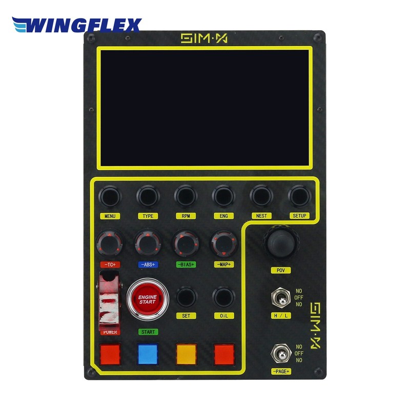 SIMX Sim Racing Button Box New Simulator PC Secondary Screen for Simagic Fanate