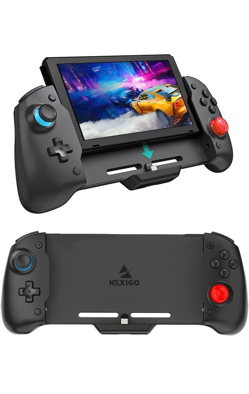 NexiGo Gripcon Switch Controller for Handheld Mode, Ergonomic Controller T20