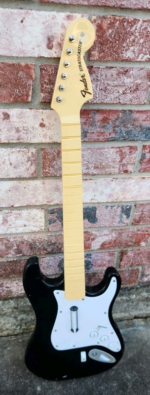 Untested Harmonix Wireless PS3 Rock Band Fender Stratocaster Guitar 822151 Parts