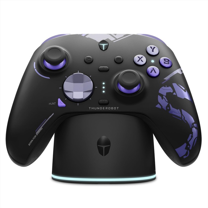 G80 1000HZ Wireless Gaming Controller for NS/PC/iOS/Android with Charging Doc…