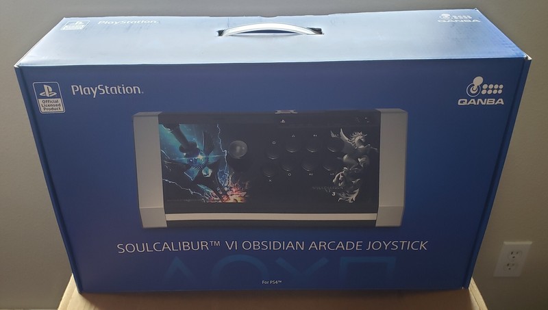 qanba obsidian soulcalibur arcade joystick for playstation 5/4/3 and pc