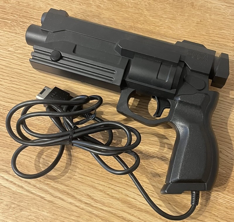 Sega Saturn VIRTUA GUN HSS-0122 Works fine CRT TV Only Import Japan