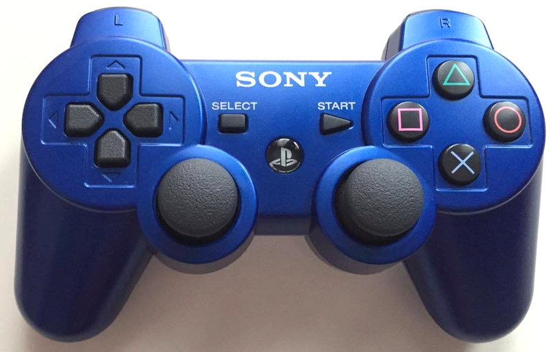 Genuine OEM SONY PlayStation 3 PS3 Sixaxis Dualshock 3 Wireless Controller Blue