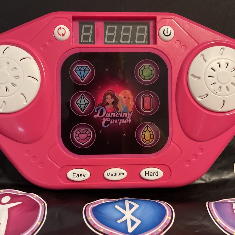 Girls Dancing Carpet DDR Gem Electronic Music Bluetooth + Controls Battery Power gallery