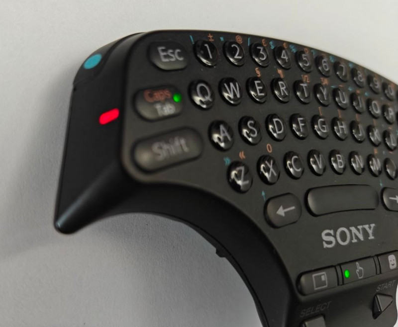 Sony PlayStation 3 - OEM Wireless Keypad/Keyboard Controller - Gently Used gallery