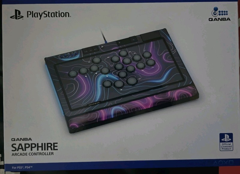 Qanba Sapphire S1 Leverless Arcade Controller Joystick for PlayStation 4, 5 & PC