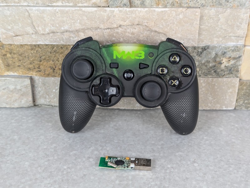 PS3 MW3 MODERN WARFARE 3 COLLECTORS EDITION CONTROLLER TESTED WORKINIG W/ DONGLE