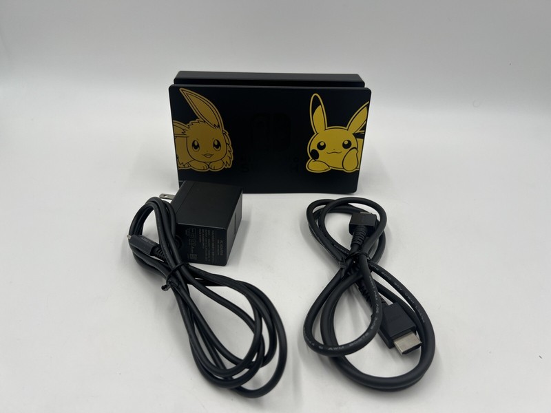 Nintendo Switch Dock – Pokémon Pikachu & Eevee Limited Edition HDMI, Power Cord
