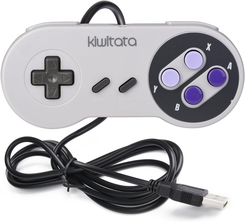 2X Classic SNES USB Controller for PC Gamings Retro SNES Wired USB Game Emula... gallery