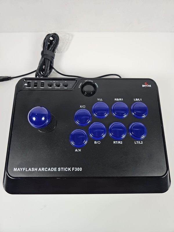 MAYFLASH F300 ARCADE FIGHT STICK JOYSTICK USB PS4 XBOX ONE PC Used Works