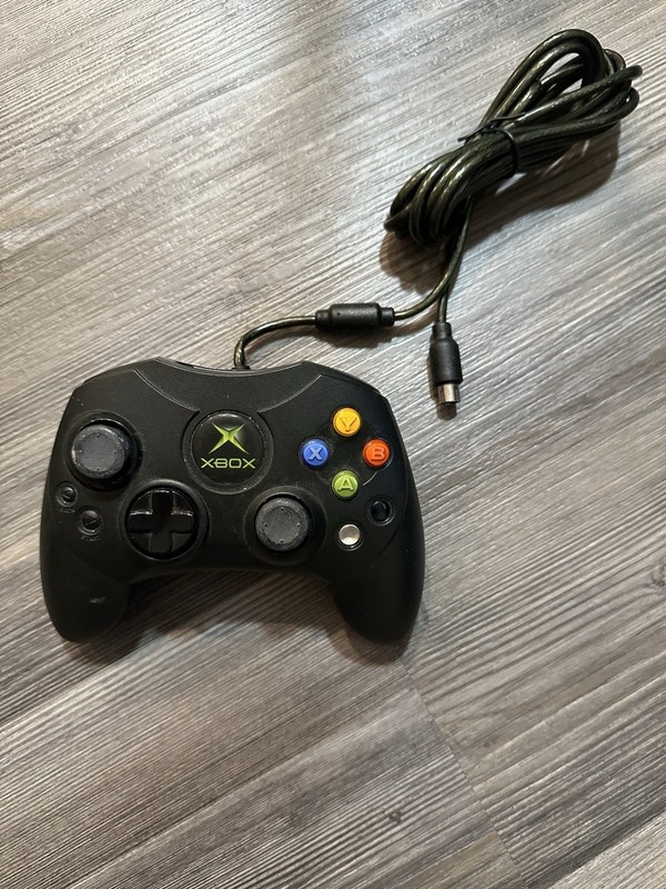 Original Xbox Controller S Black Part No. X08-69873
