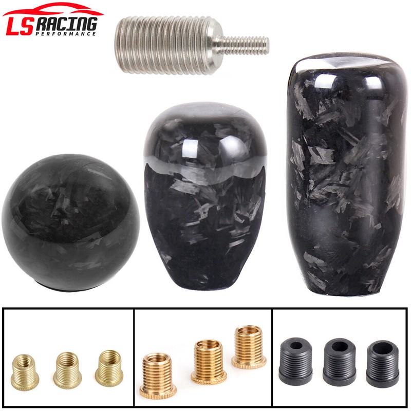 Carbon Fiber Shift Knob with M12x1.25 Adapter For Logitech G27 G29 G920 G2930