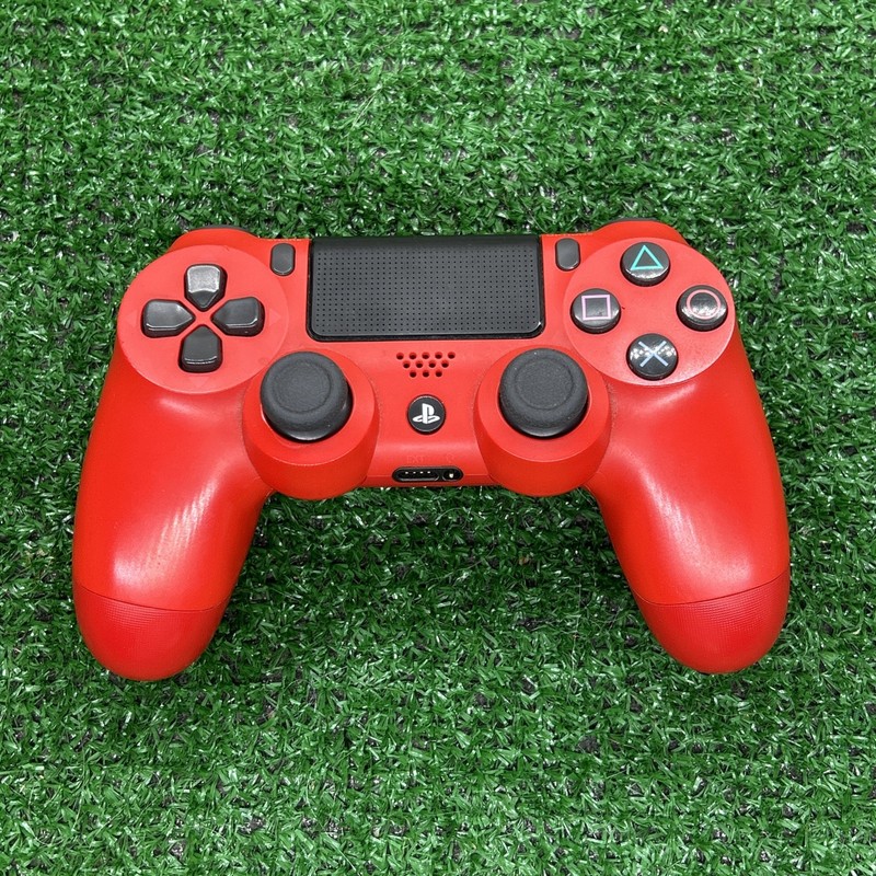 Sony PS4 Wireless DualShock Controller Playstation 4 Magma Red CUH-ZCT2U Tested