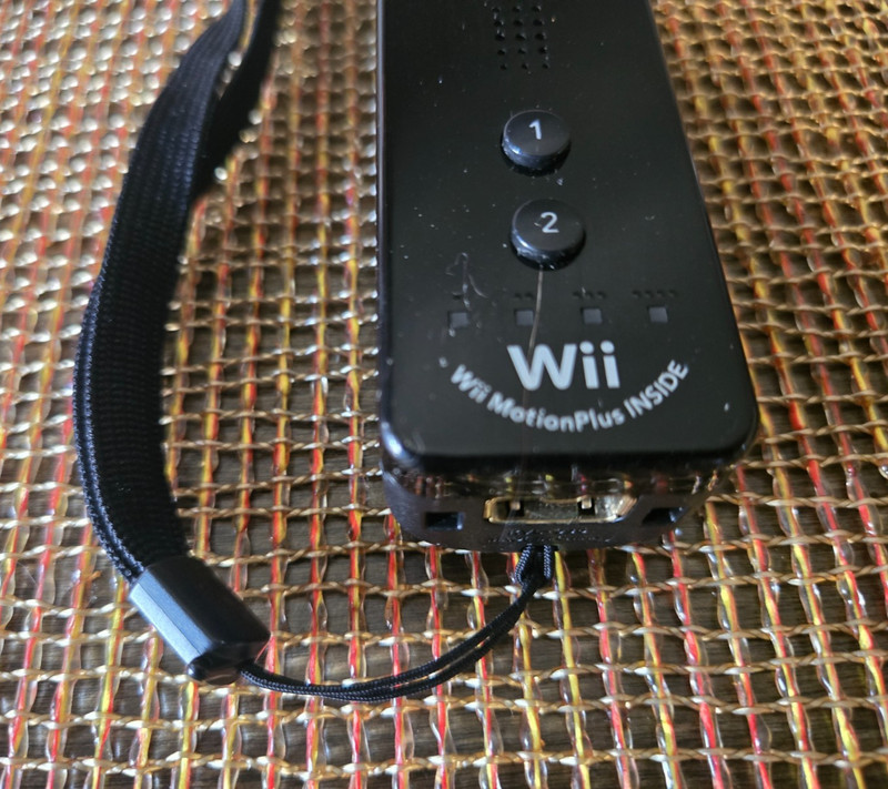 OEM Nintendo Wii Controller Black Motion Plus Remote With Nunchuk gallery