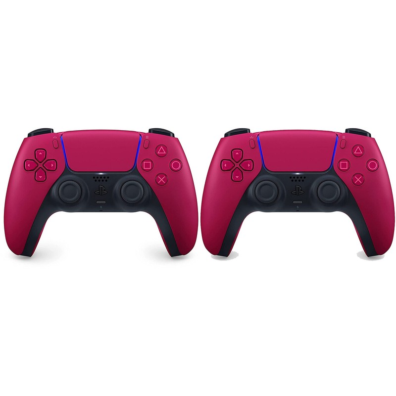 2 Pack Sony PlayStation 5 DualSense Wireless Controller – Cosmic Red