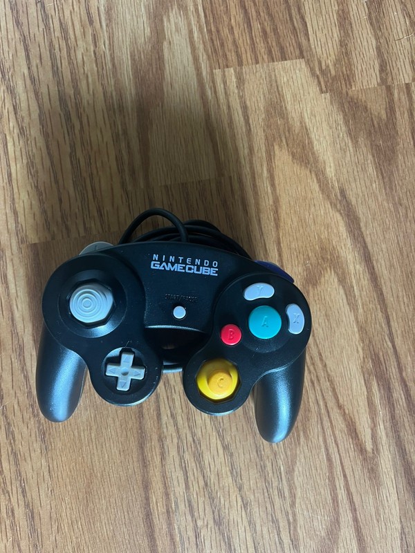 OEM Nintendo GameCube Controller ~ Jet Black (DOL-003) ~ Tested fast shipping