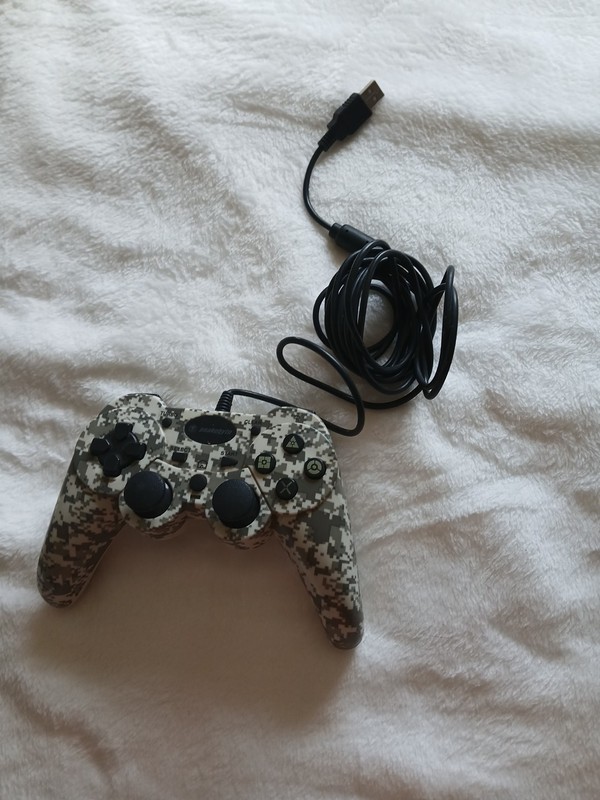 Snakebyte SB01426 USB Basic Wired Controller PS3 CAMO Playstation UNTESTED