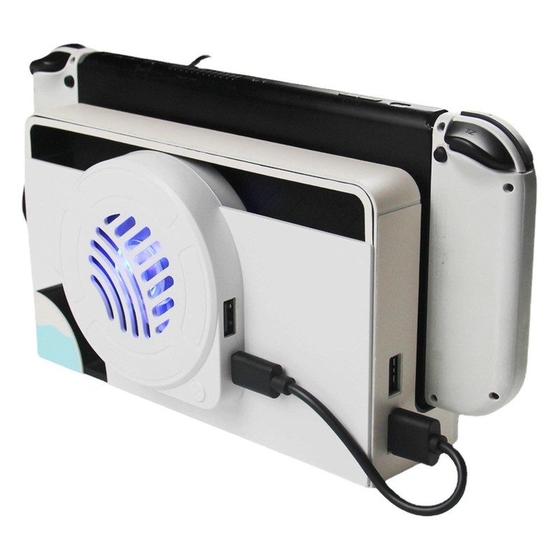 External Game Console Stand Heat Dissipation Fans For Nintendo Switch OLED