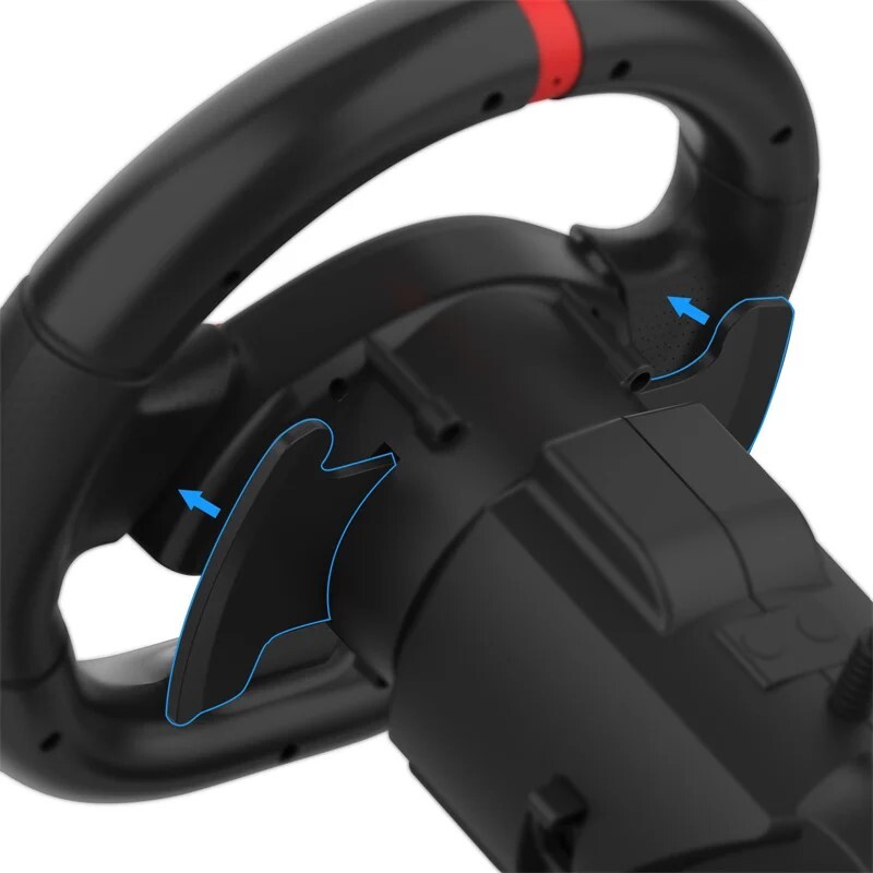 For PC P3 P4 Switch Android Game Controller 180° turn Steering Wheel Pedals gallery