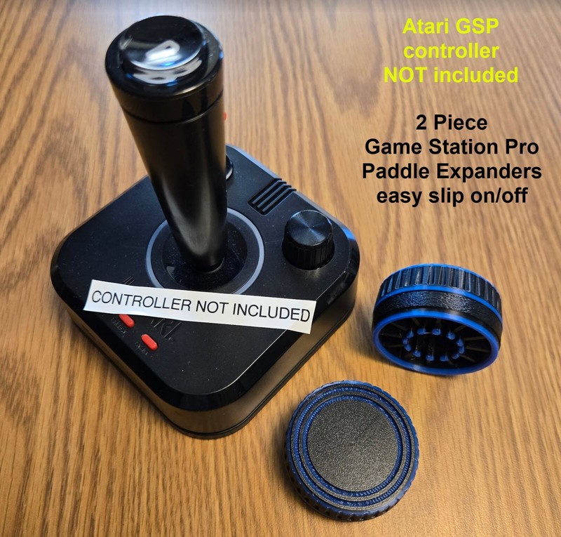 Atari Game Station Pro – Full size Paddle Expander 2 Wheel set (2 in Blue)
