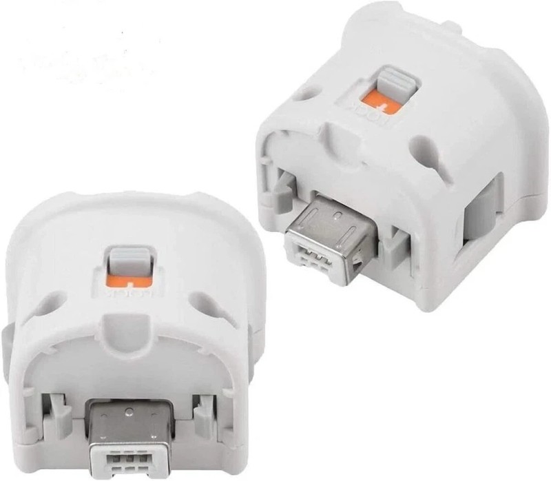 Wii Motion Plus Adapter for Wii Remote ControllerPack of 2 White