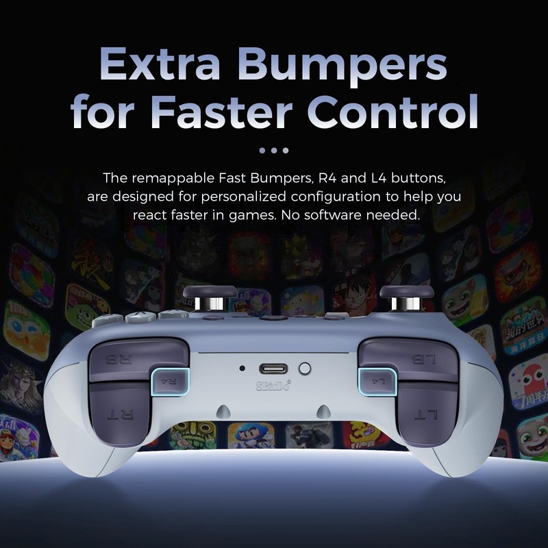 8Bitdo Ultimate 2C Wireless 2.4G Controller Windows PC Android Hall Effect gallery