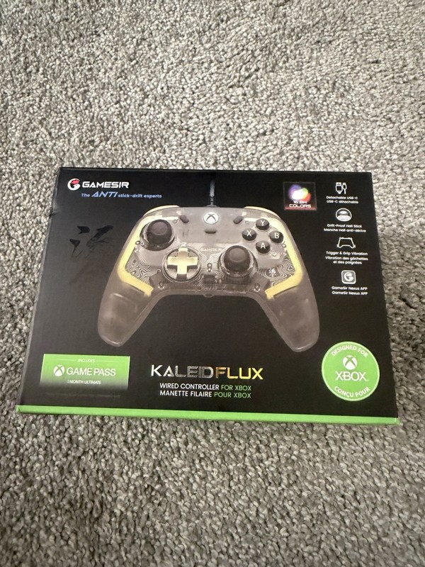 GameSir Kaleid Flux Wired Controller Drift-Proof Xbox Series X|S One PC Black gallery