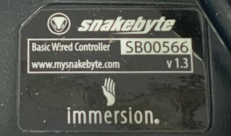 Snakebyte SB00566 Basic USB Wired Game Controller For PlayStation 3, Black "L2B" gallery