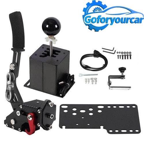 PC USB Simulator Shifter 64 Bit 6+R Handbrake For G29 G27 G25 G920 T300RS/GT US