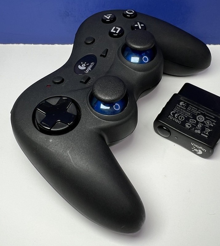 Logitech G-X2D11 PlayStation 2 PS2 Wireless Action Controller w/ Dongle - TESTED gallery
