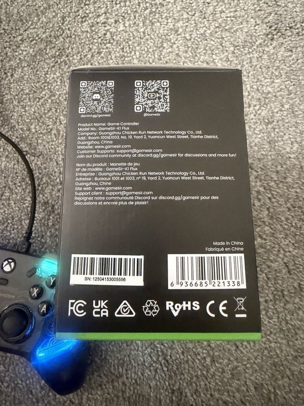 GameSir Kaleid Flux Wired Controller Drift-Proof Xbox Series X|S One PC Black gallery
