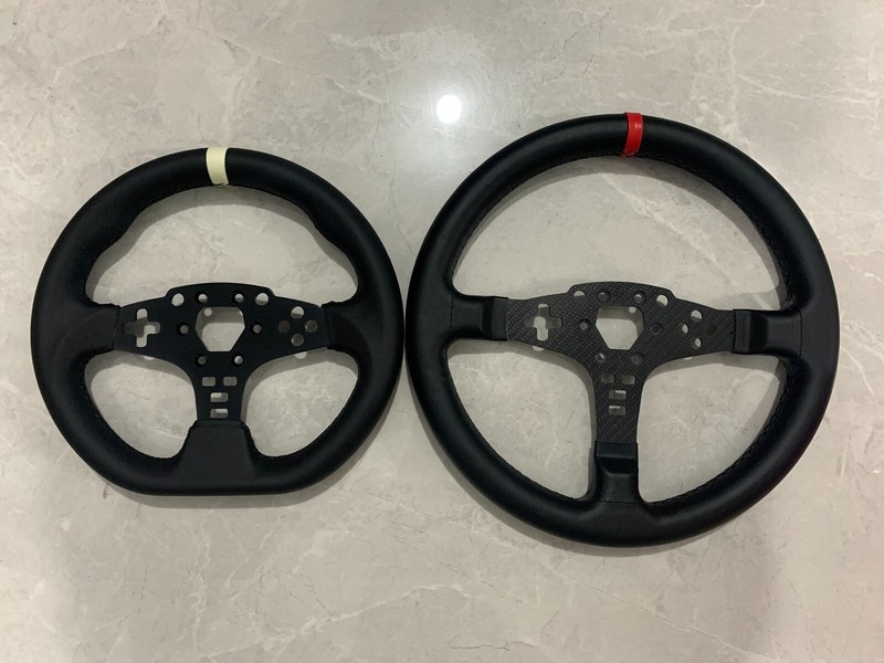 SIMPUSH MOZA R5 R3 ES 13inchs 33cm Circular steering wheel Rally sim racing gallery