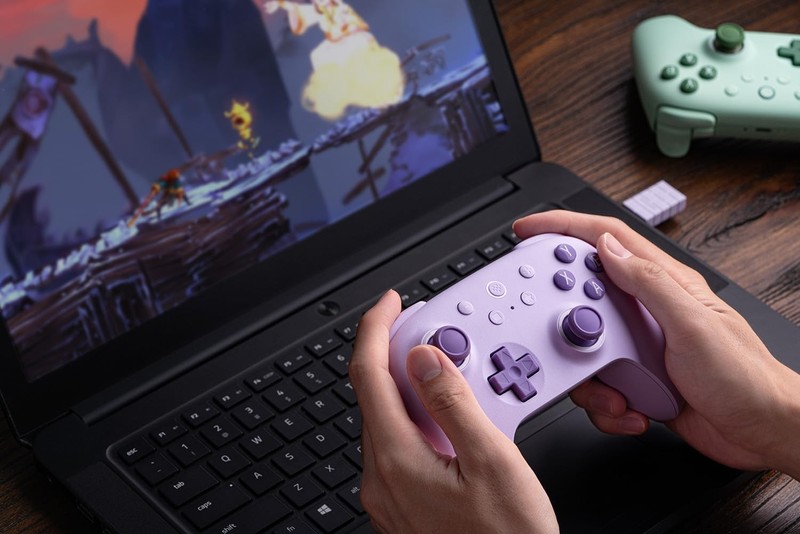 Wireless Controller for Windows PC and Android, Purple gallery