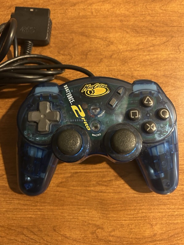 Mad Cats Dual Force 2 Problem Clear Controller For Sony PS2