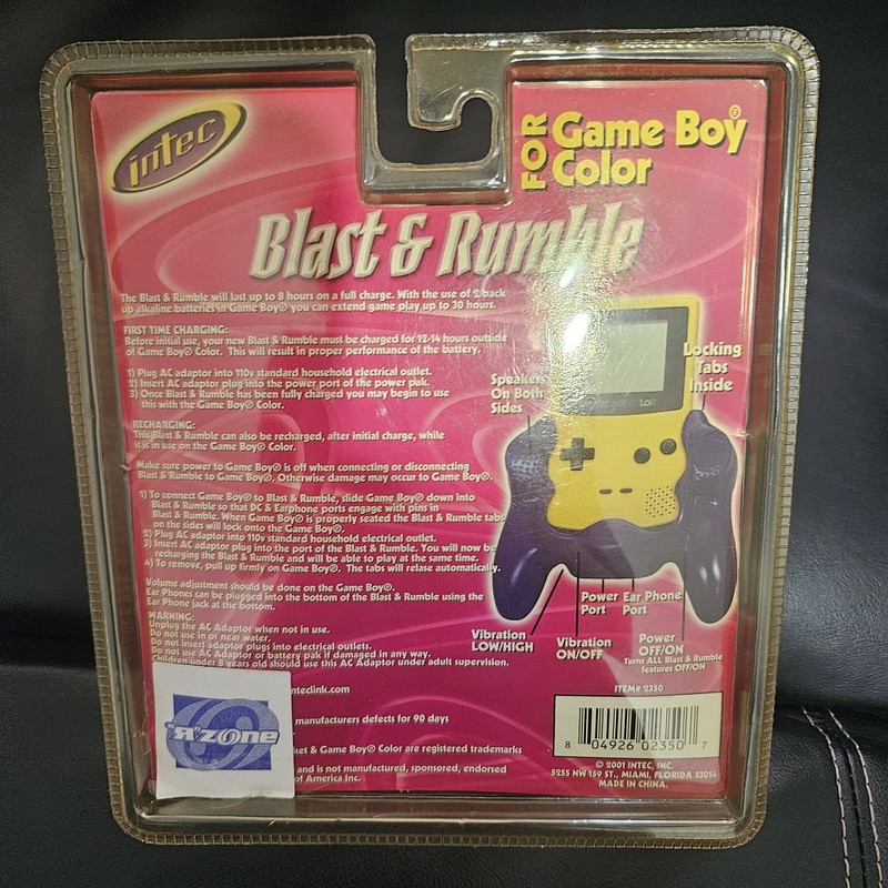 Intec Blast & Rumble Vibration Speaker Attachment for Nintendo Game Boy Color gallery