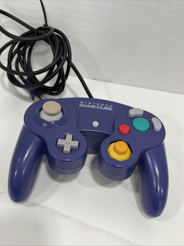 🔥 Nintendo Gamecube Controller Purple Violet Indigo DOL-003 OEM VGC TESTED