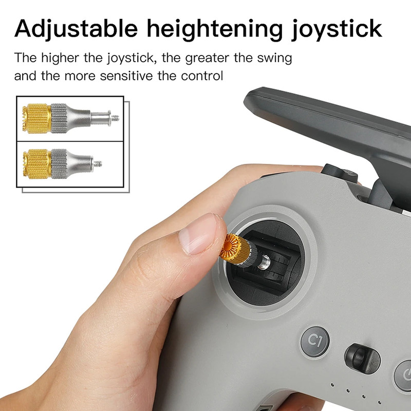 Remote Controller Extended Joystick Detachable Telescopic Thumb Control Sticks T