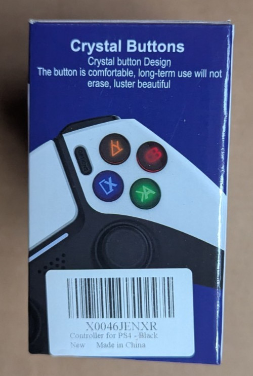 Wireless Controller P4 Compatible With PS4 Windows pc iOS Android Black / white gallery