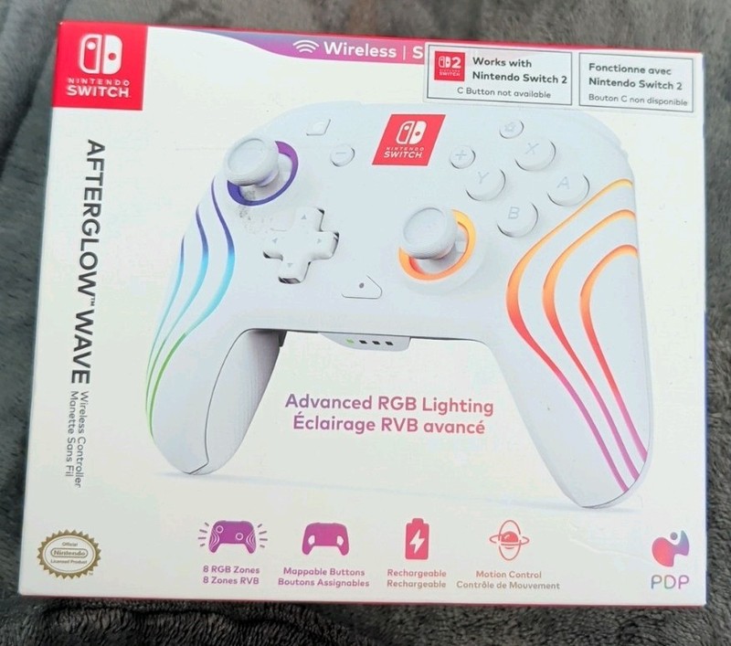 Nintendo Switch Afterglow Wave Wireless Controller