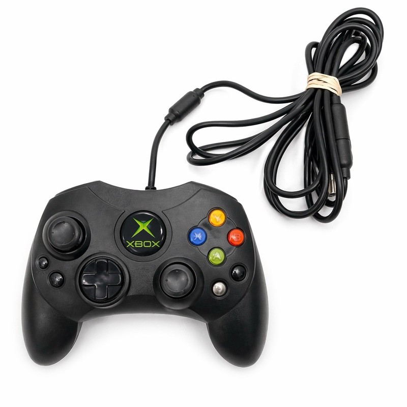 CLASSIC Official OEM Microsoft Xbox Wired Controller Type S – X08-69873 NICE!