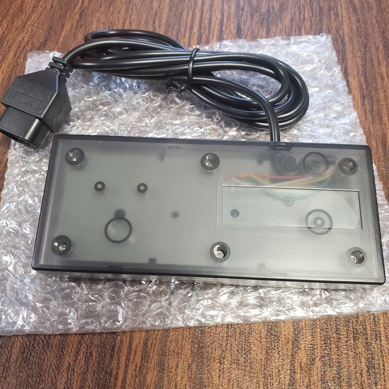 Replacement Controller For NES Nintendo Console Translucent Black Wired Gamepd gallery