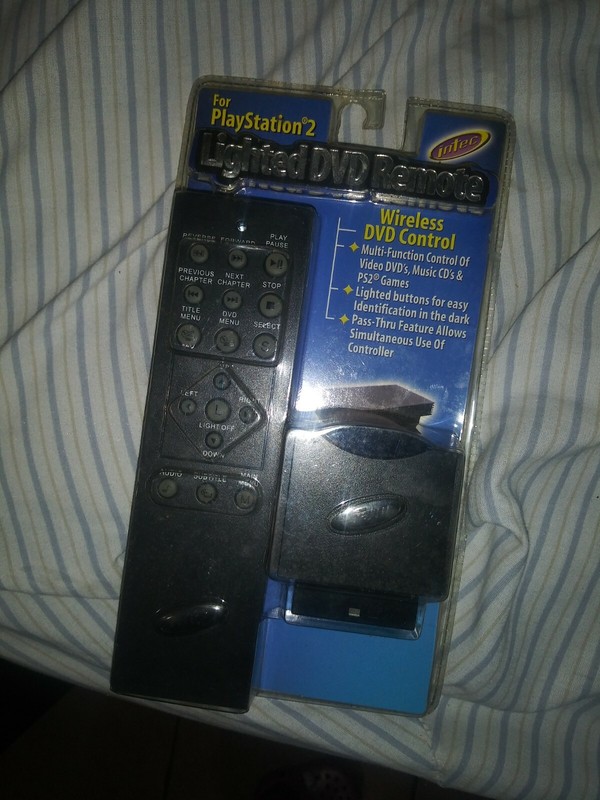 Intec PlayStation 2 PS2 DVD Remote Control Wireless NEW sealed