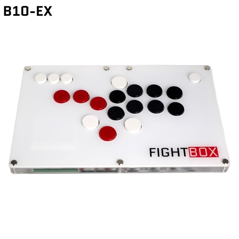 FightBox B10-EX All Button Leverless Arcade Game Controller for PC PS3 Switch