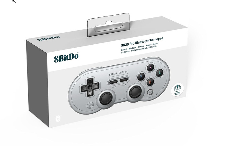 8Bitdo SN30 Pro Bluetooth Gamepad For Switch 1 &2, Windows, Android, New Sealed